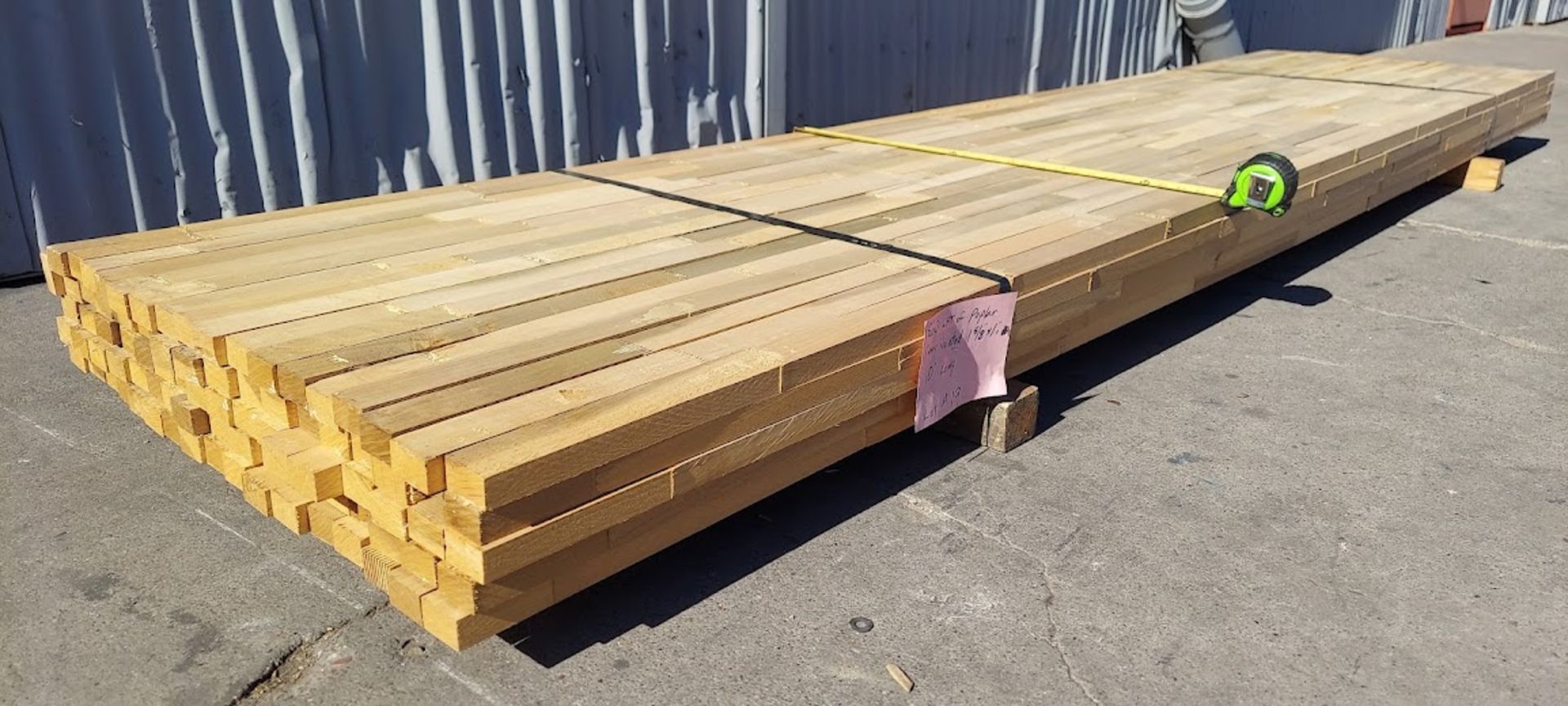 860 lf Poplar Finger-Jointed 1-5/8" x 1" x 10' L