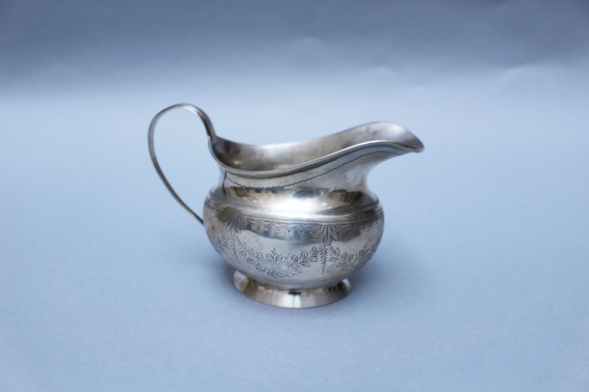 English silver jug
