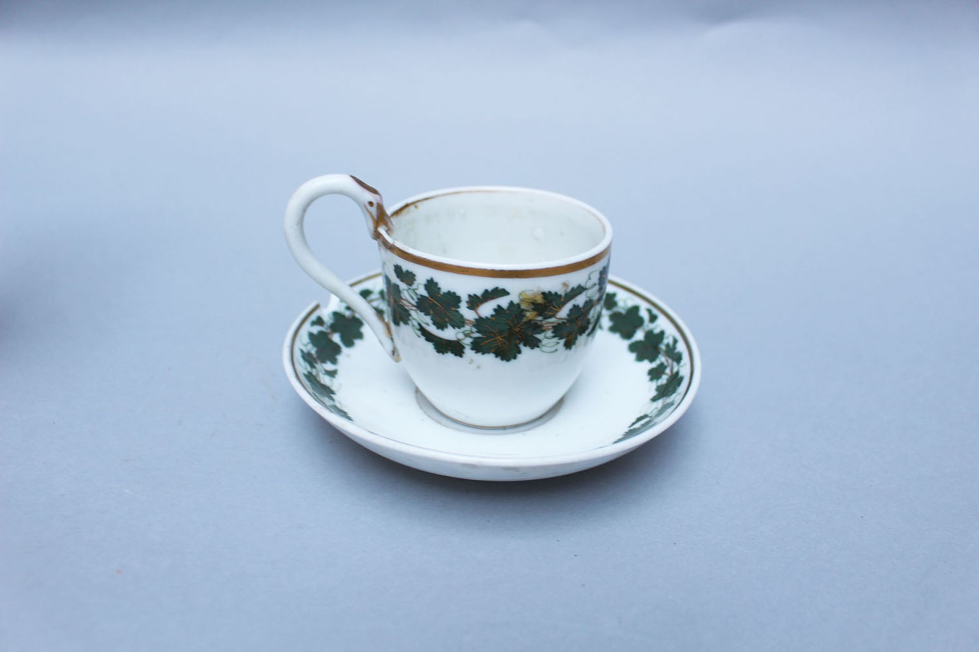 Bohemian porcelain cup 