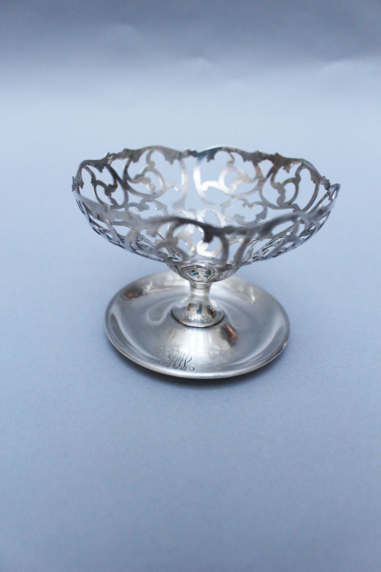 Silver bowl 19th century marked