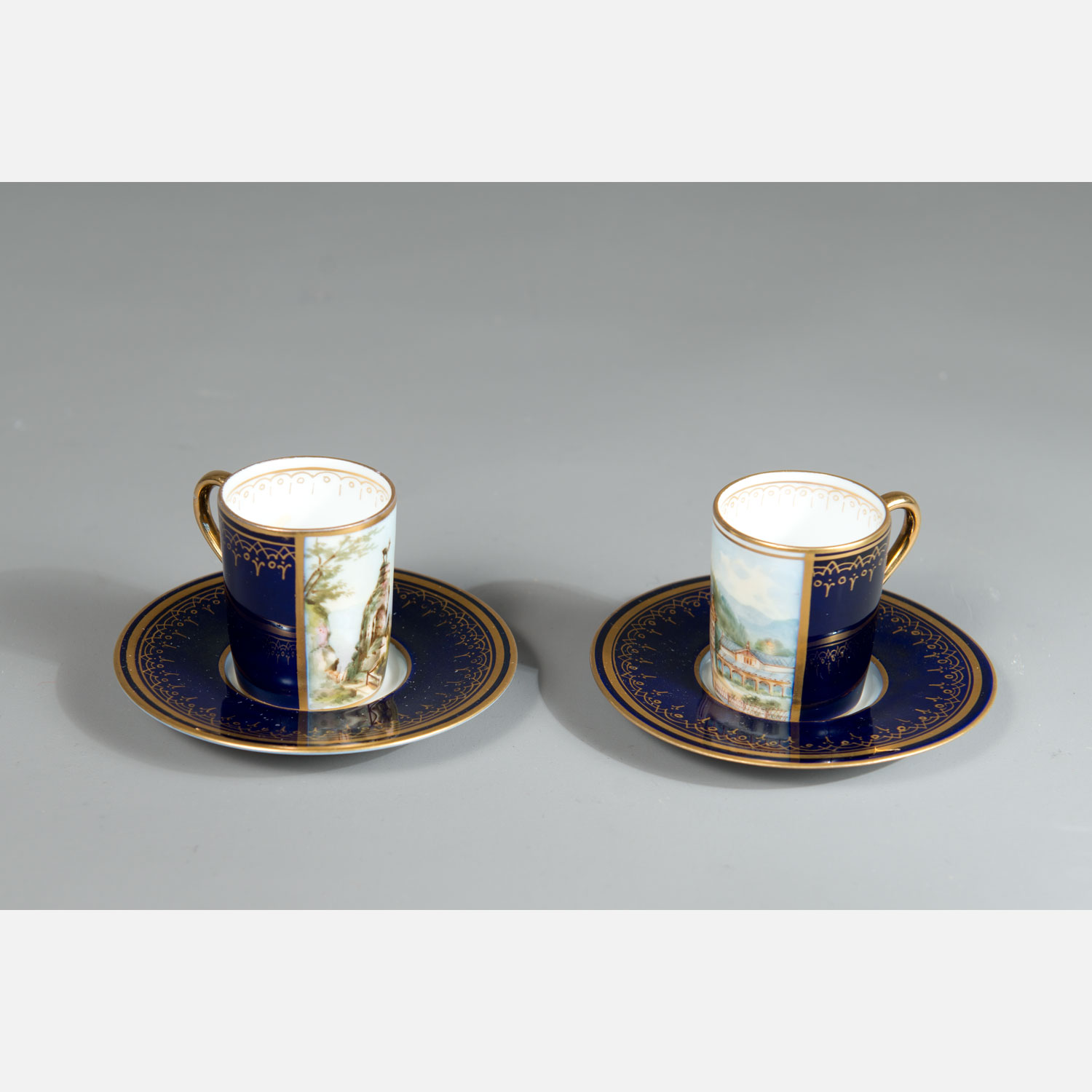 Two Vienna porcelain cups