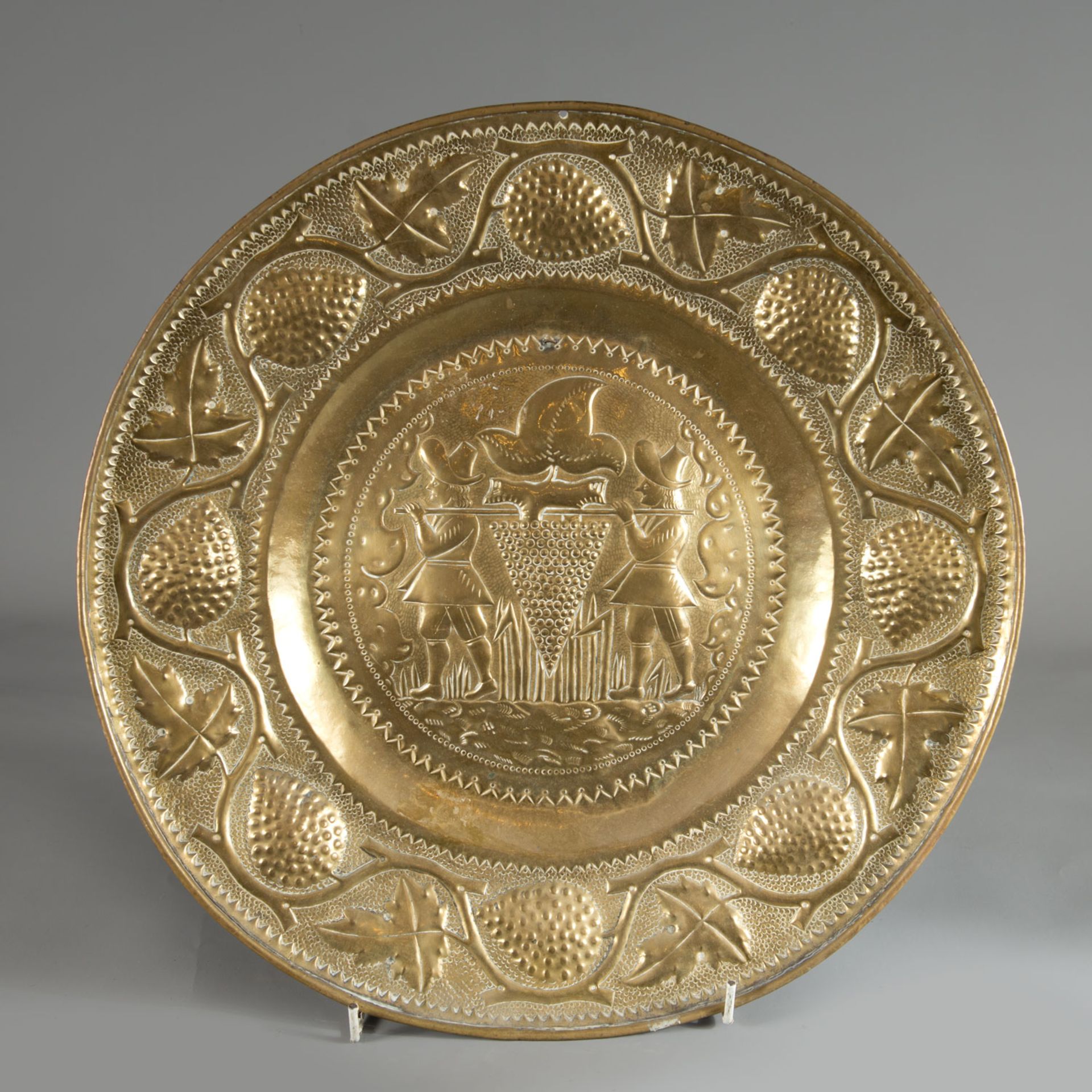 Dutch brass dish