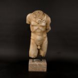 Male Roman marble torso in ancient manner