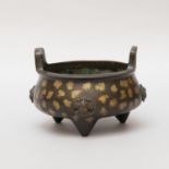 Asian bronze bowl