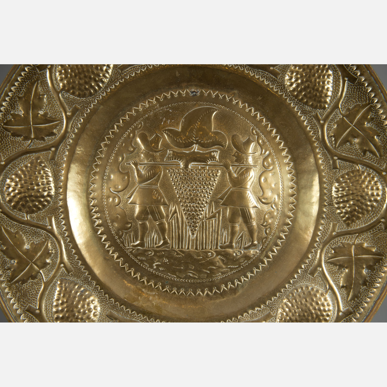 Dutch brass dish - Image 2 of 3