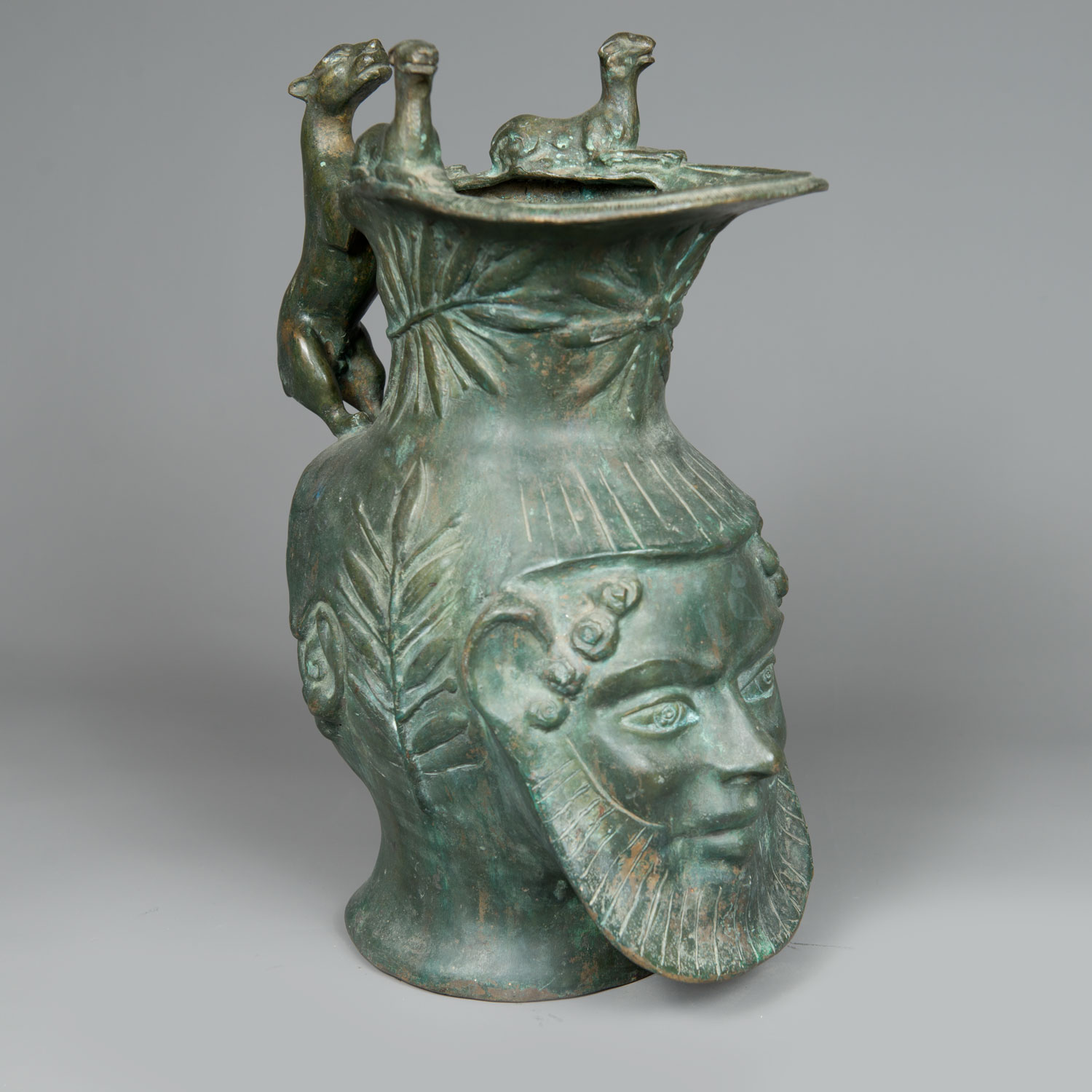 Jug in Pompeian style after the Ancients
