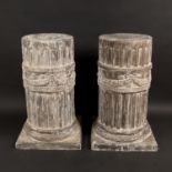 Pair of large columns