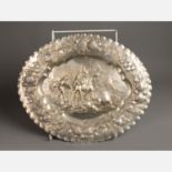 Italian historic silver salver