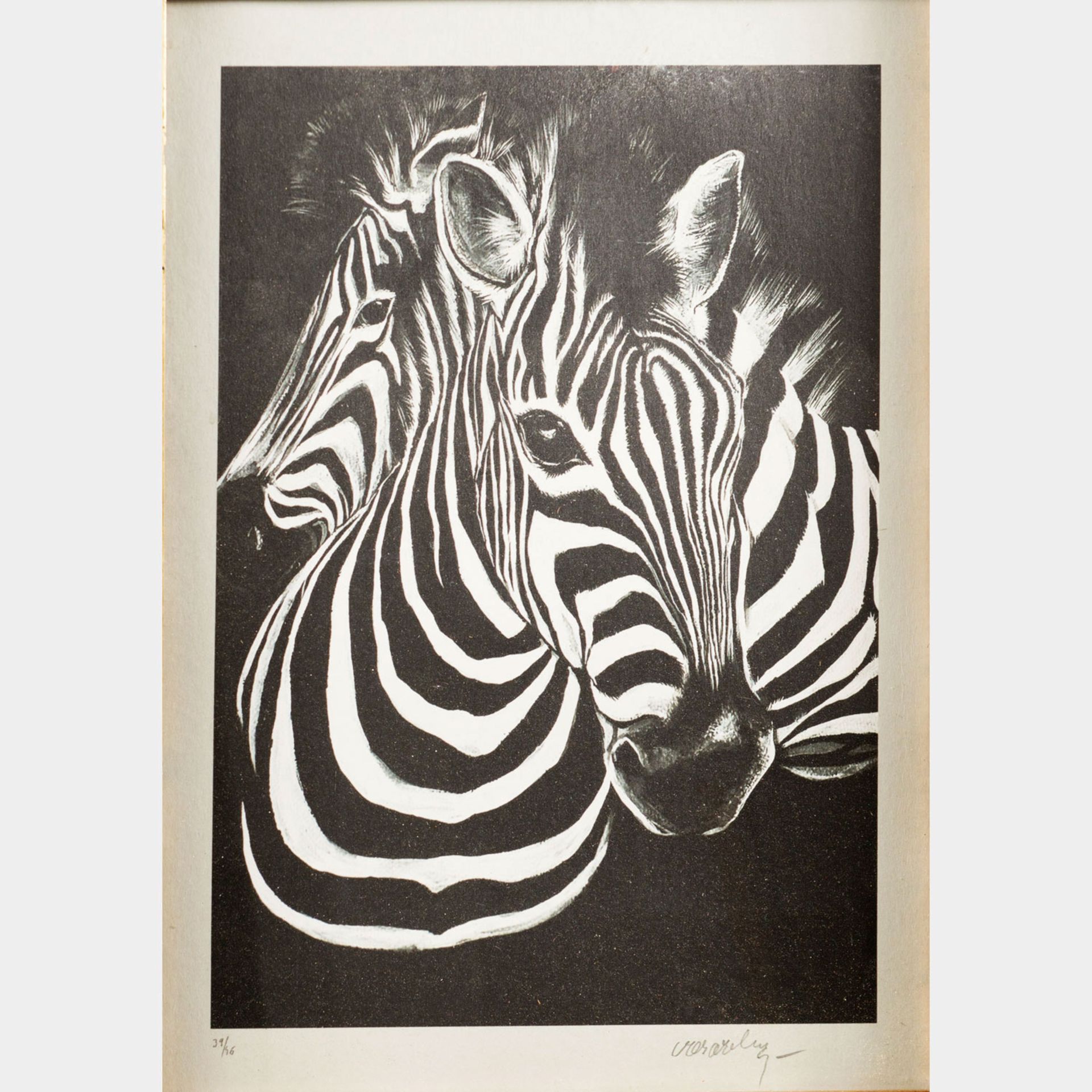 Victor Vasarely (1906-1997)- Graphic - Image 2 of 3