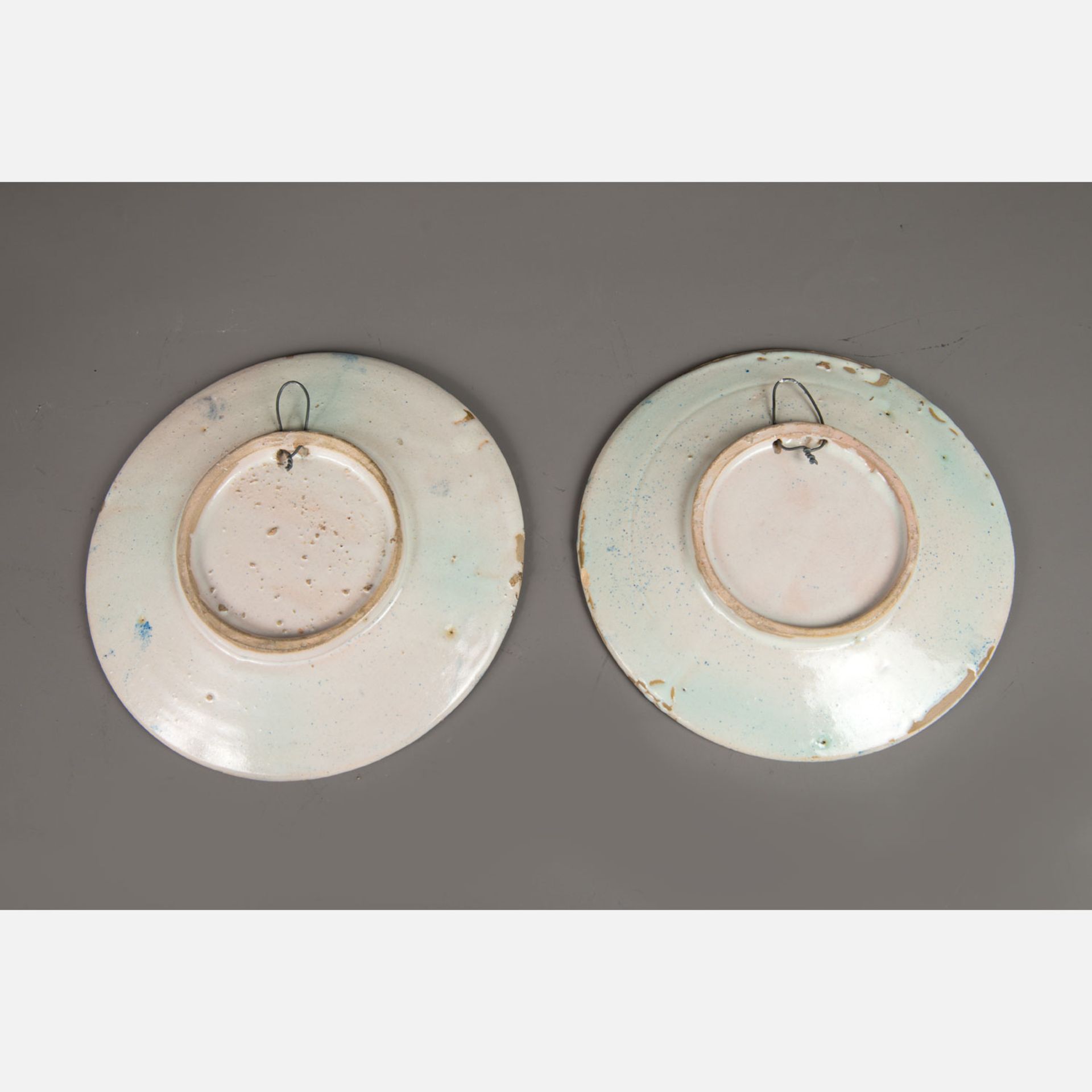 Pair of Deruta ceramic dishes - Bild 2 aus 2