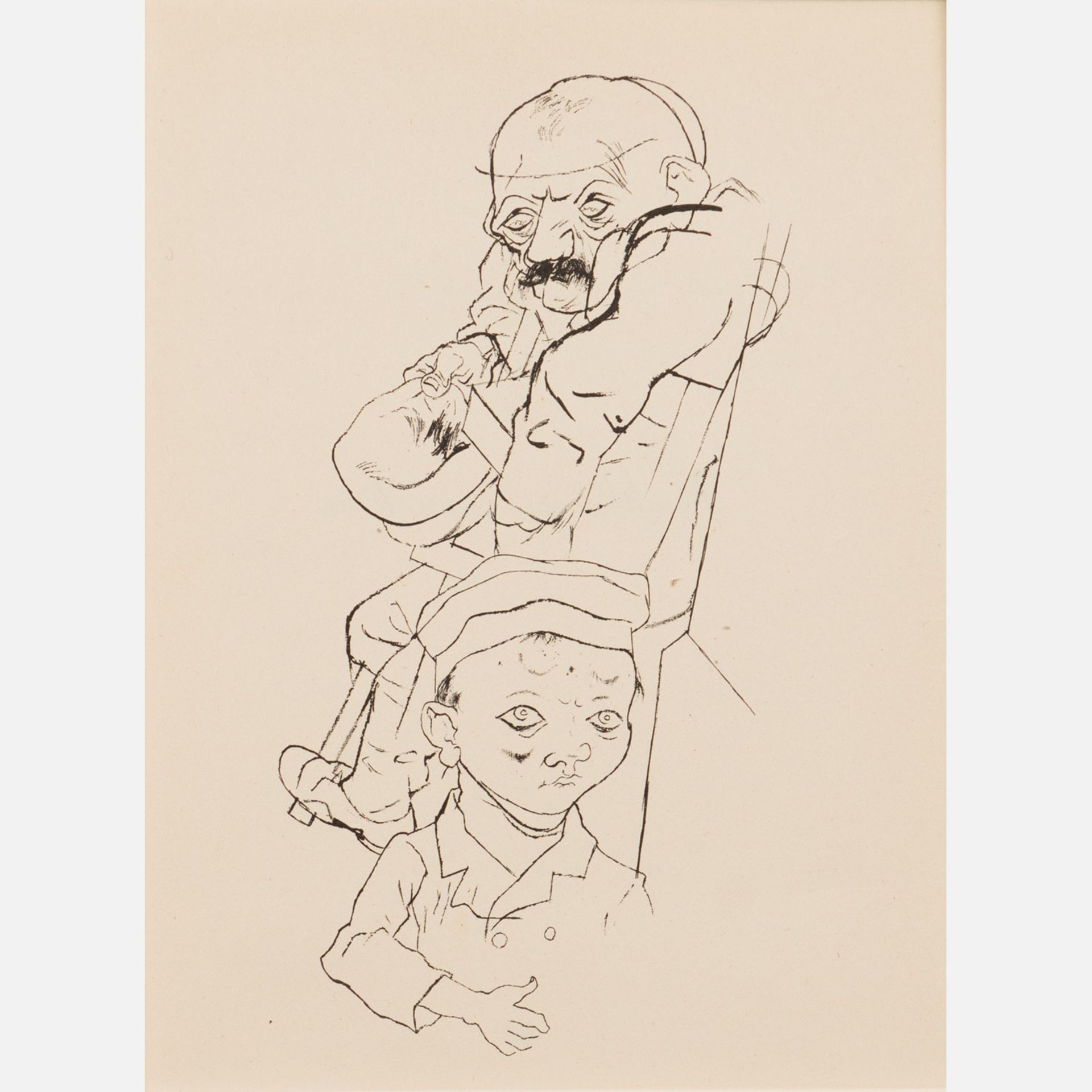 George Grosz (1893-1959)-graphic - Image 2 of 2