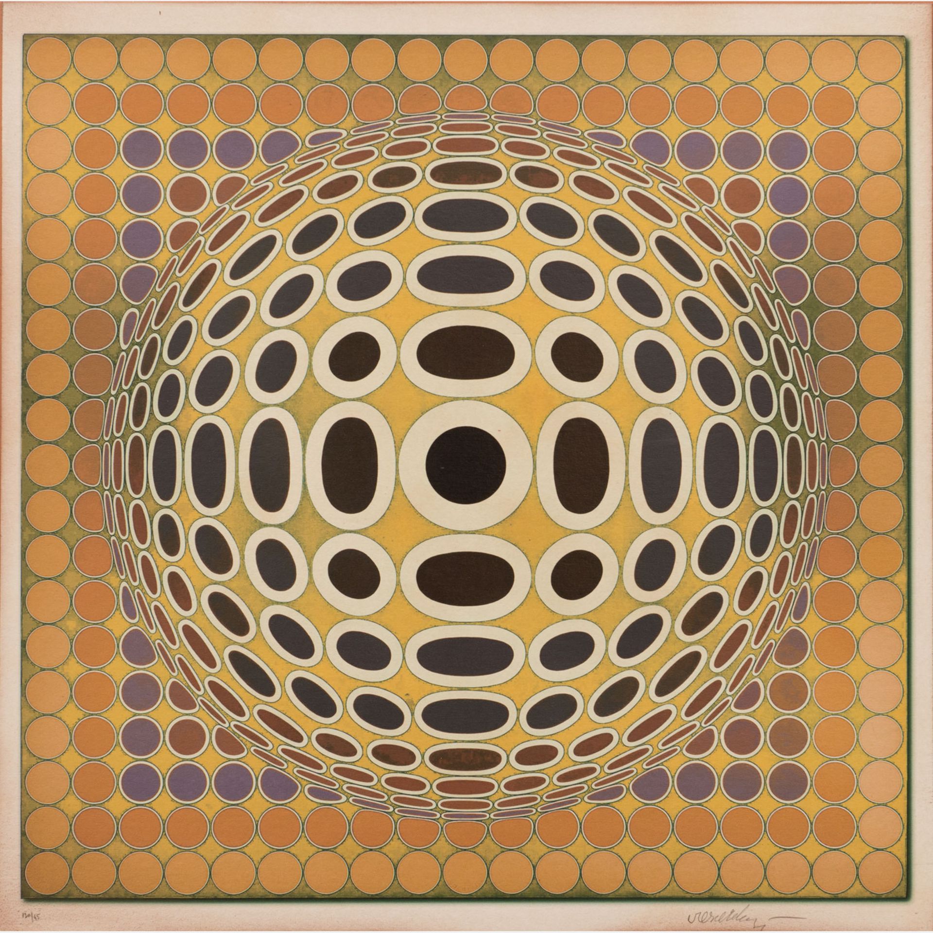 Victor Vasarely (1906-1997)-graphic - Image 2 of 3