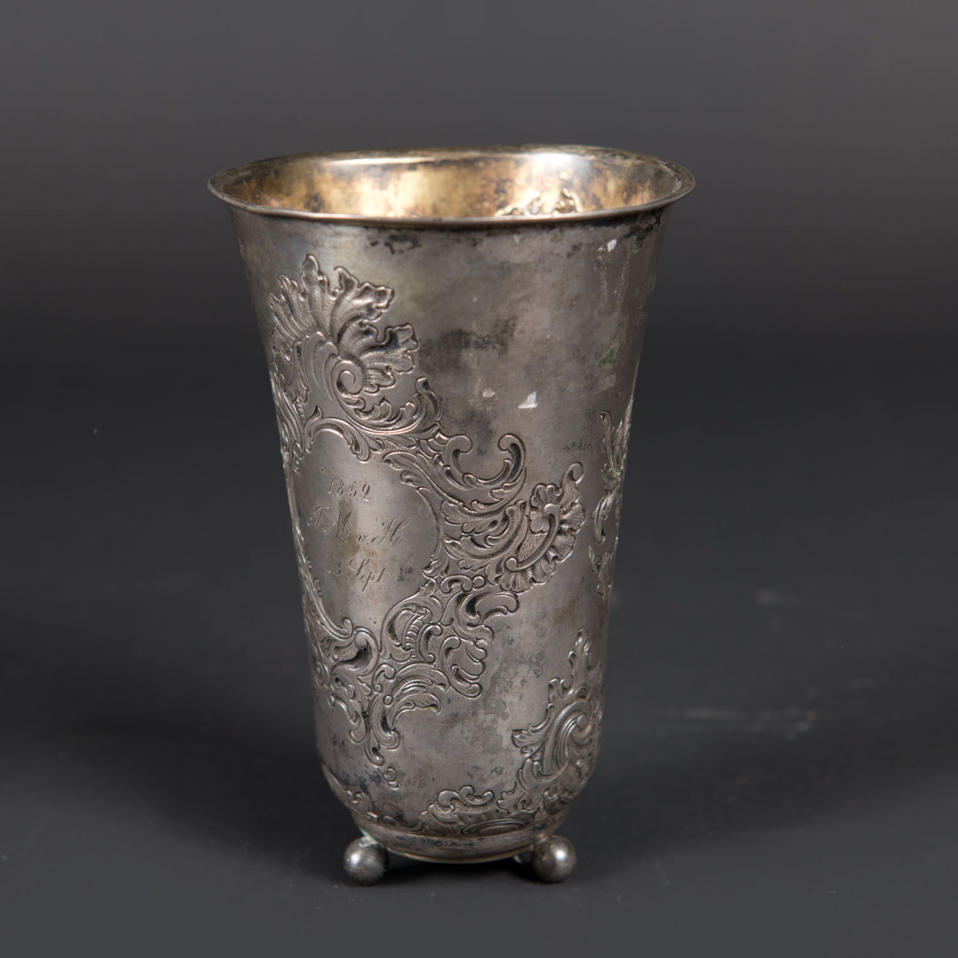 Vienna silver beaker - Image 3 of 3