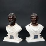 Pair of Emperror busts