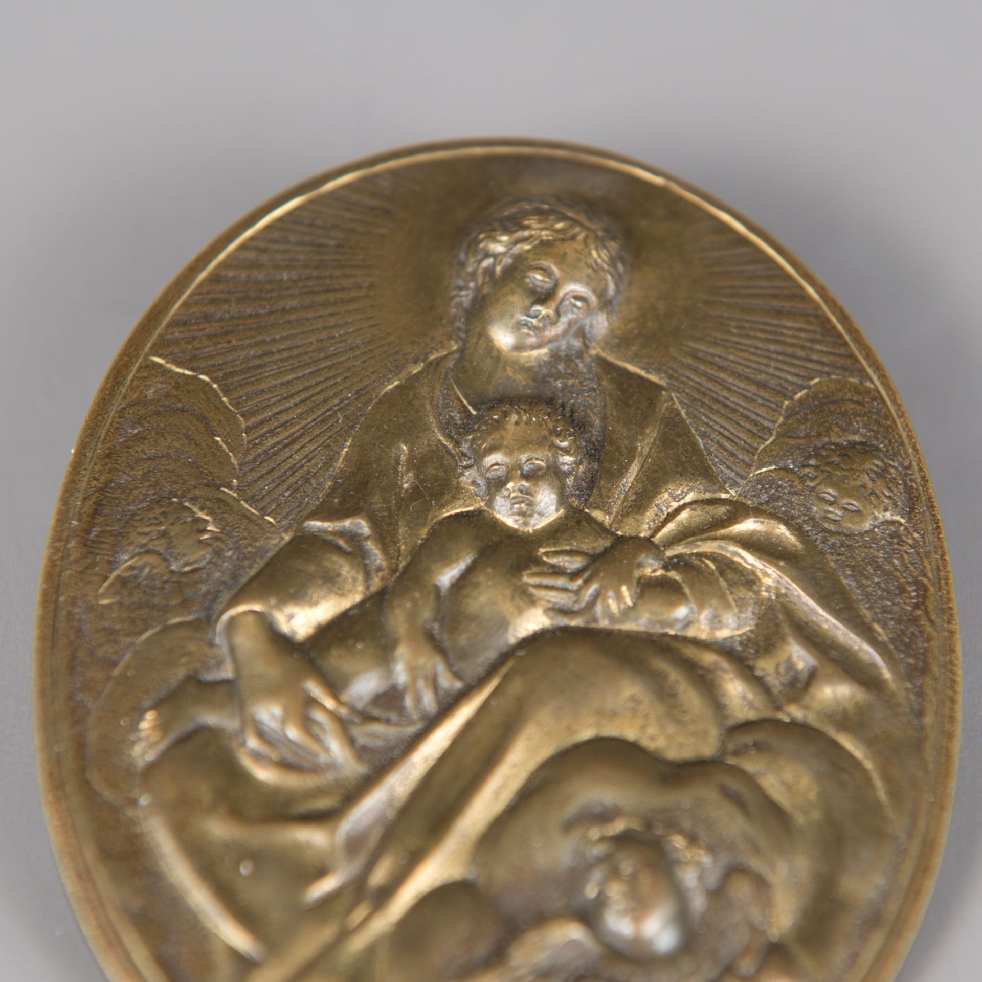 Baroque bronze plaquette - Image 2 of 3