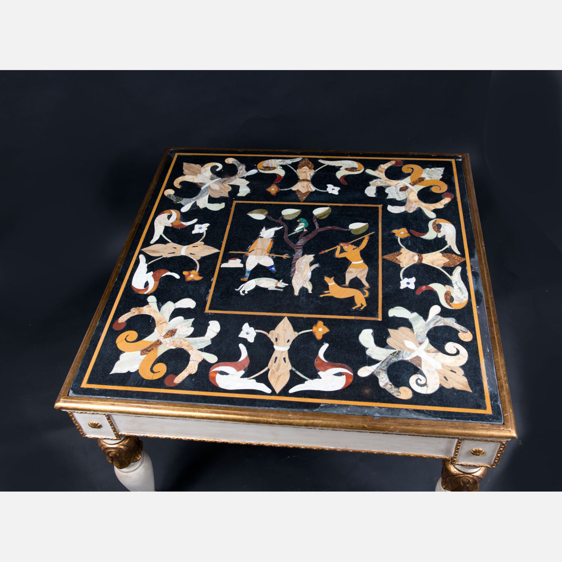 Turin Pietra dura table - Image 3 of 3