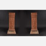 Pair of academic Terracotta columns