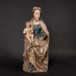 German late gothic Madonna in soft style