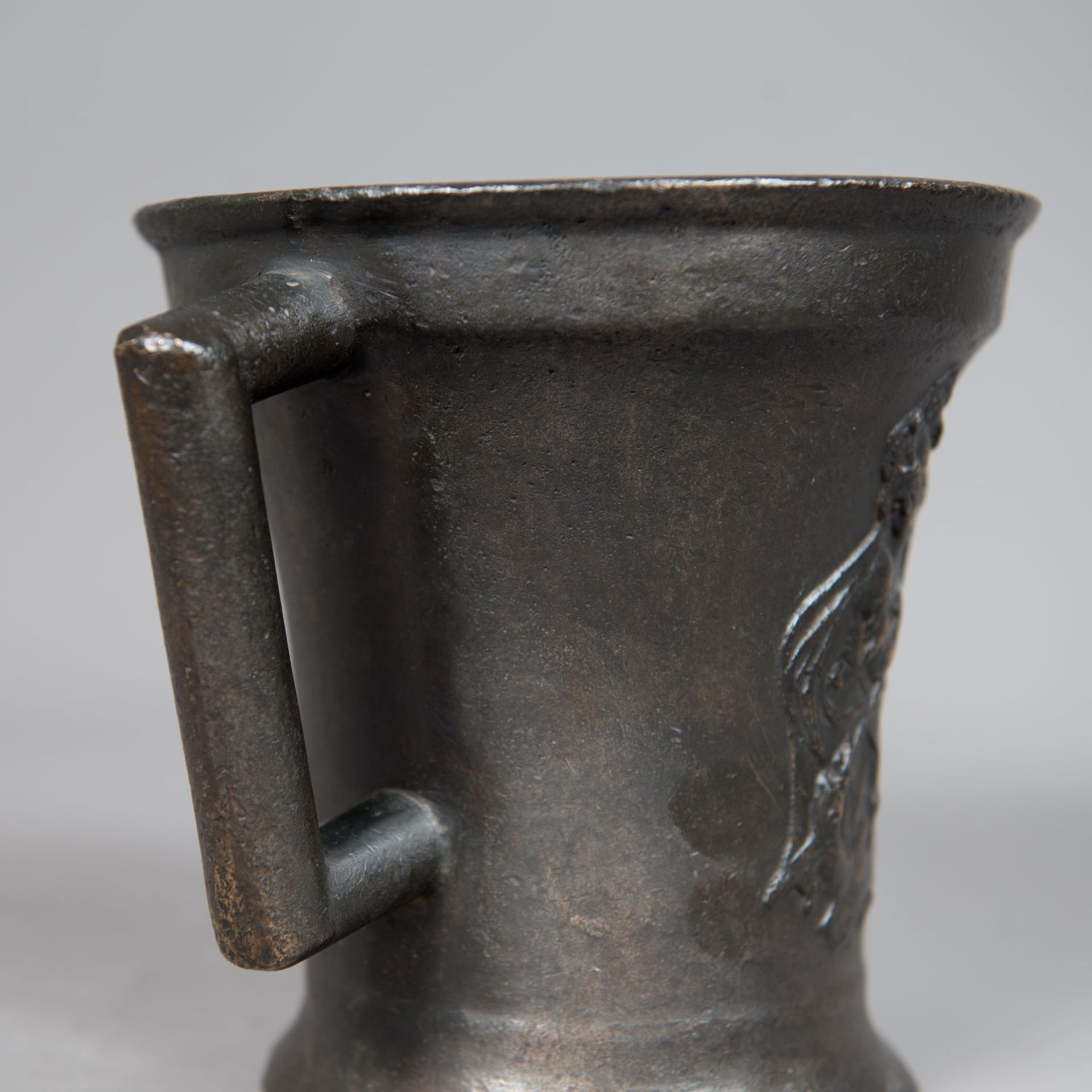 Bronze mortar - Image 3 of 3