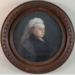 Pittore anonimo della fine del XIX secolo - inizi XX secolo. â€œRitratto della Regina Vittoriaâ€,