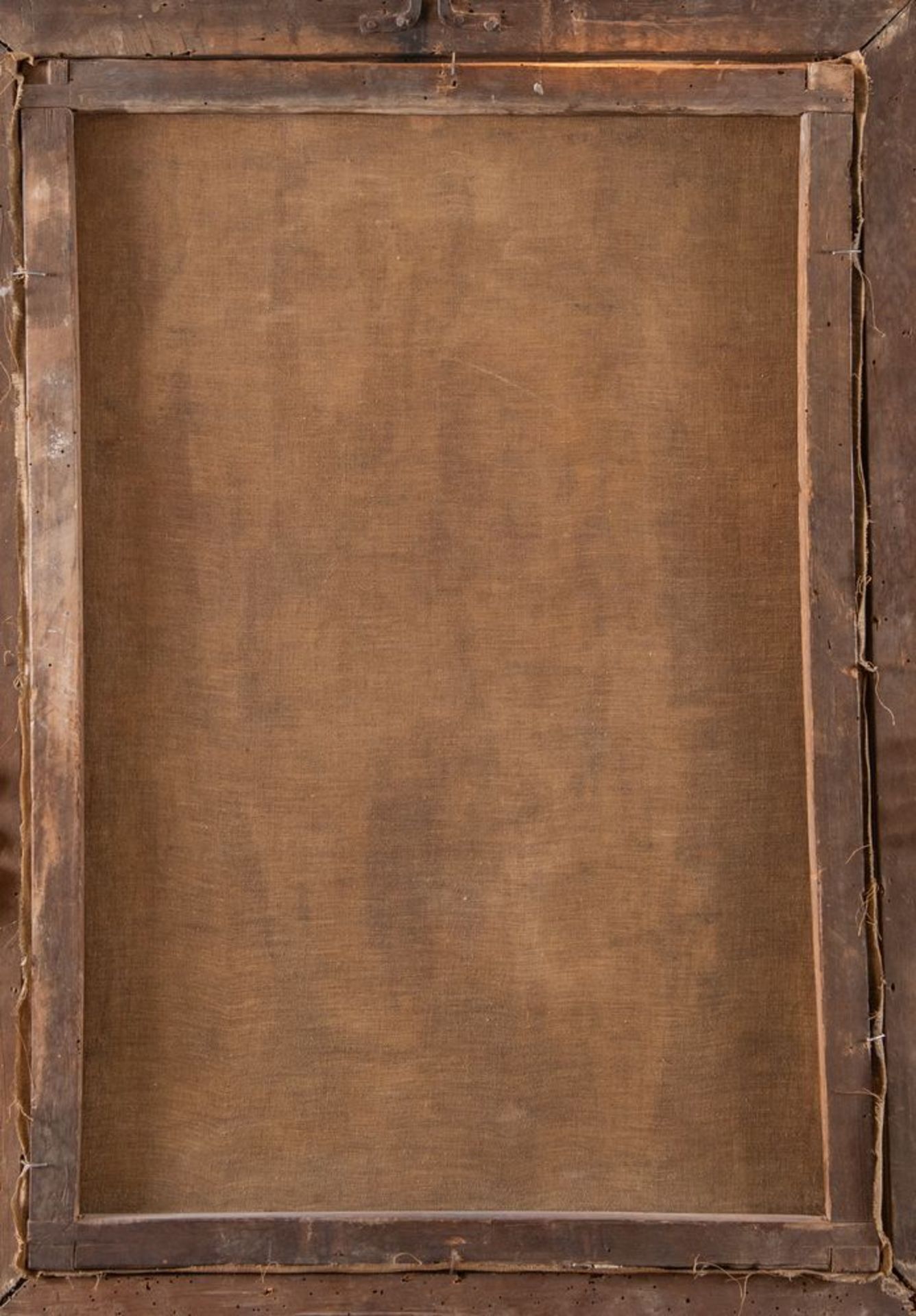Maestro del XVIII secolo. "Frate con libro". Olio su tela. Cm 76x53,5. (restauri) - Bild 2 aus 3