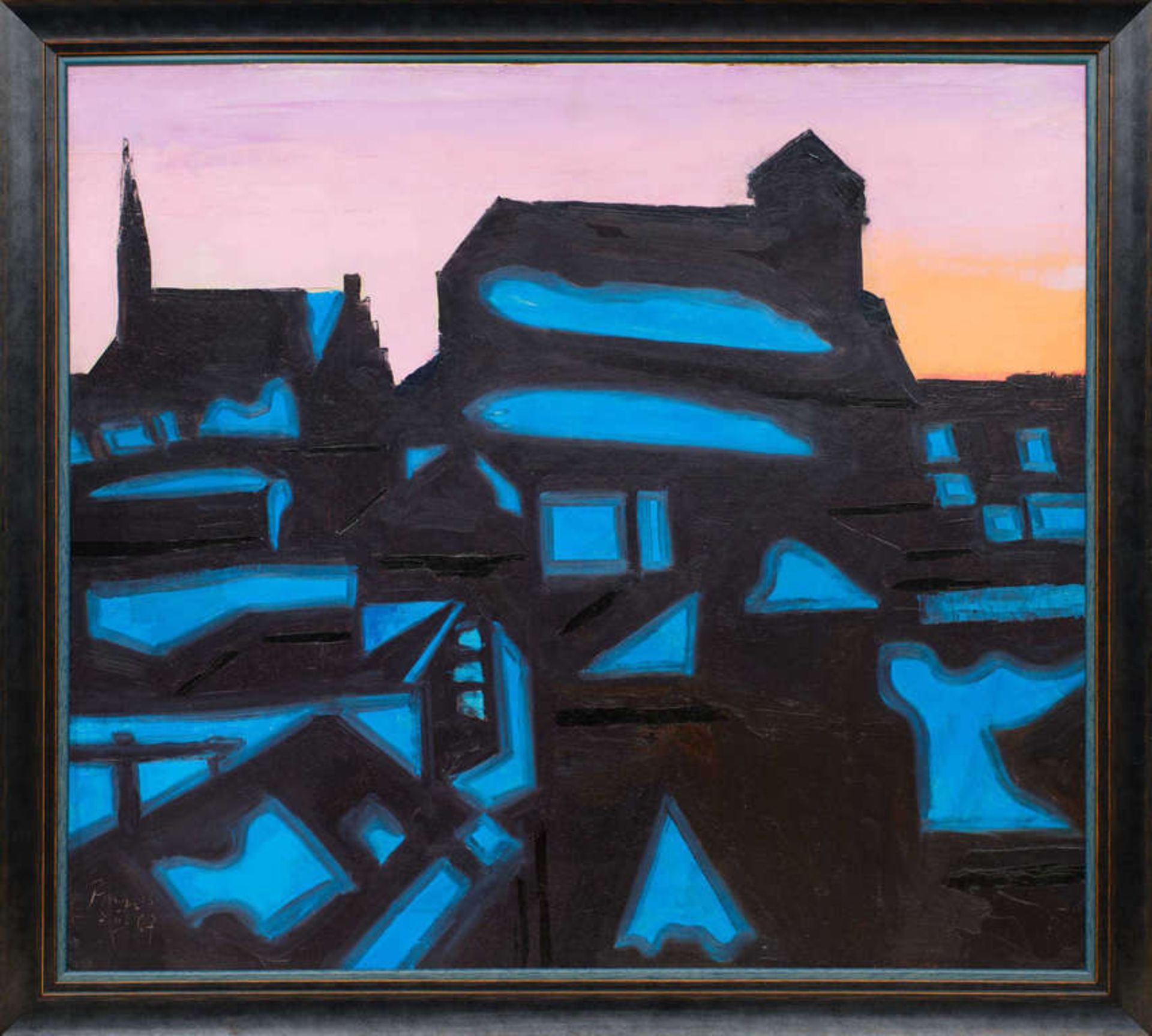 Old Riga by Rudolfs Pinnis (1902-1992)