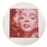 Decorative plate ''Marilyn Monroe'' by Ritums Ivanovs