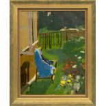 In the garden by Bruno Celmins (1927-1992)