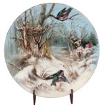 Kuznetsov decorative wall plate ''Winter landscape''