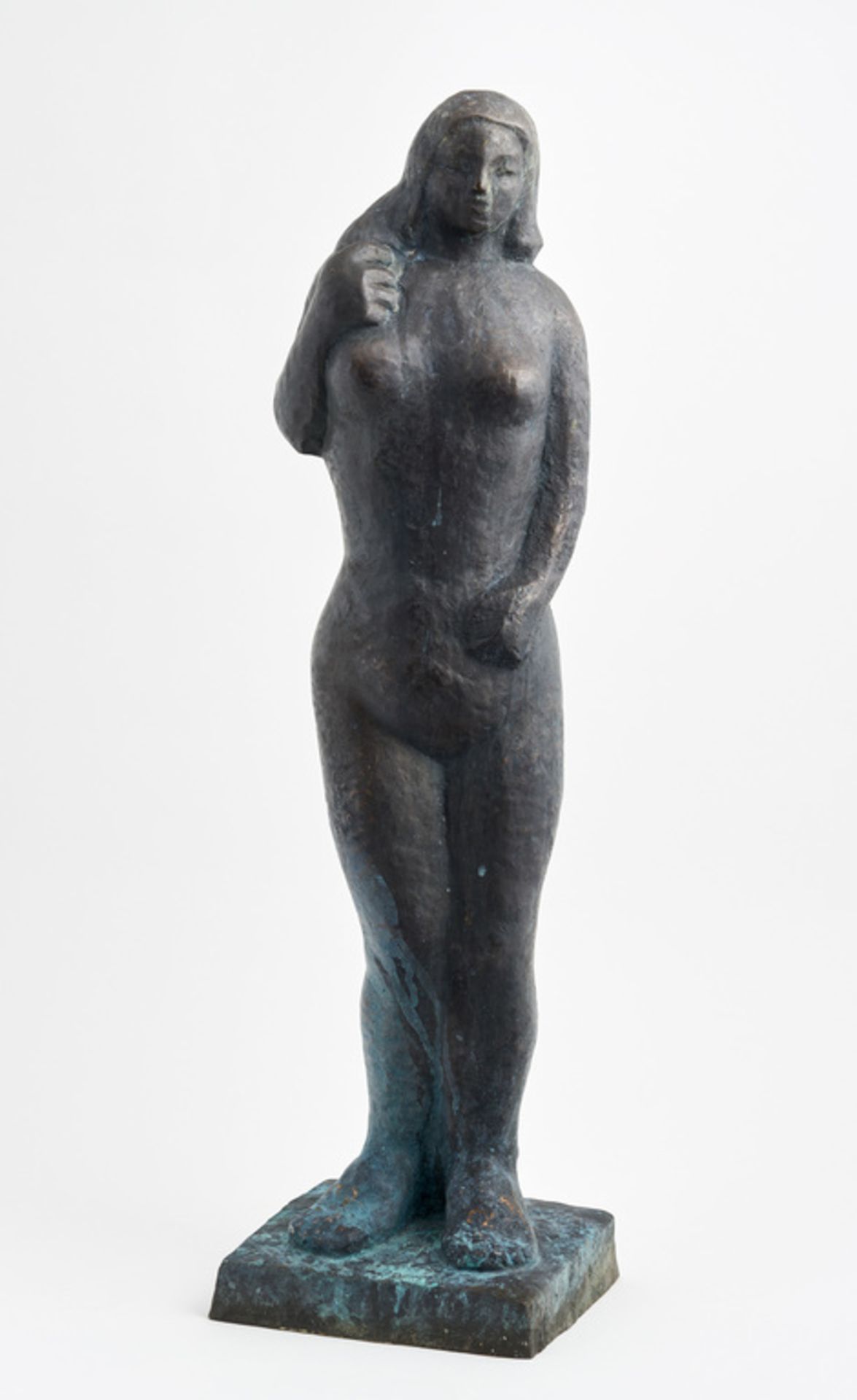 Bronze sculpture "Naked" by Marta Skulme (1890-1962)