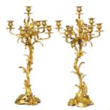 French Rococo style candlesticks 2 pcs.