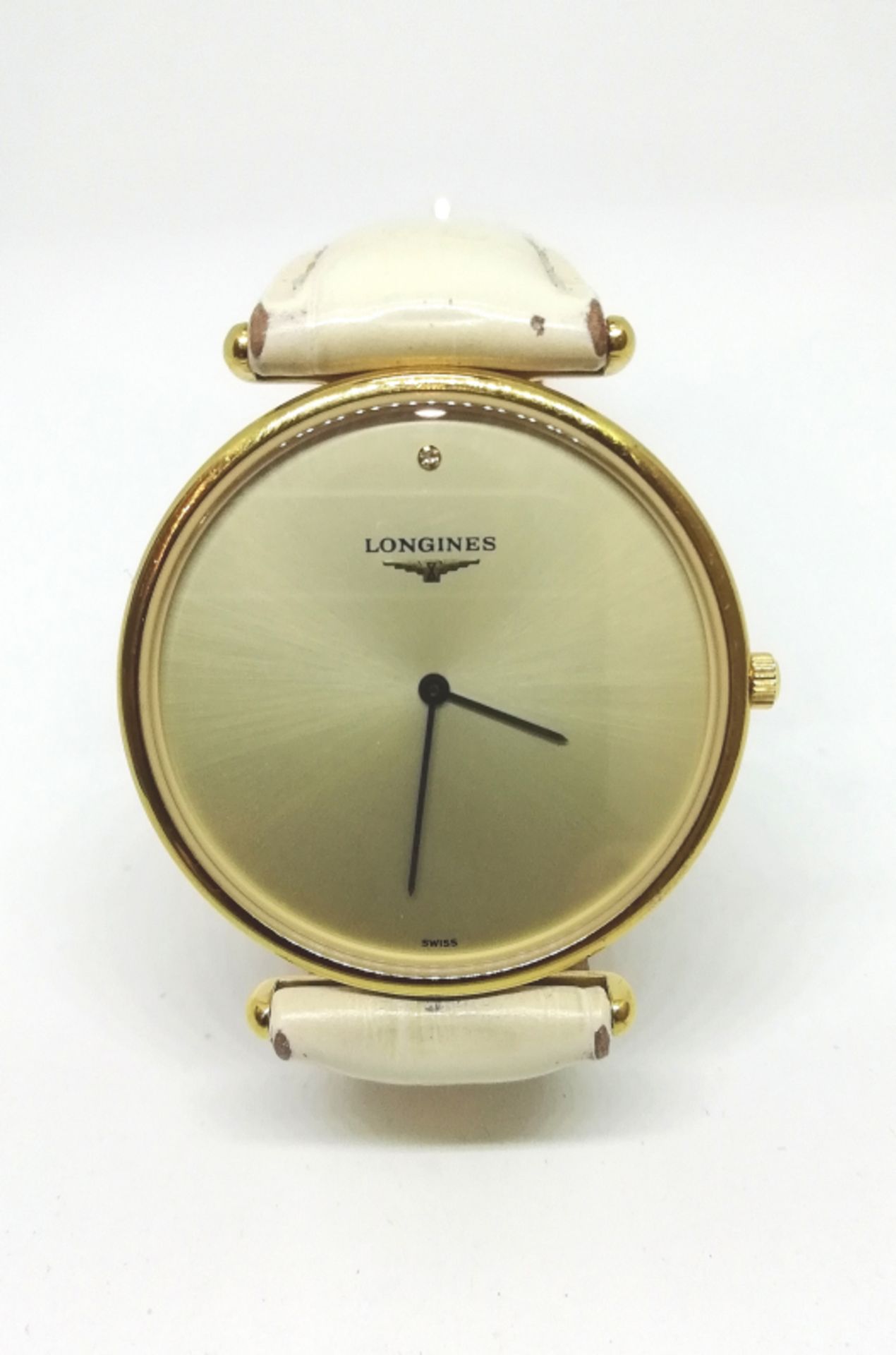 Goldene Damenarmbanduhr, LONGINES