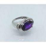 Brillant Amethyst Damenring