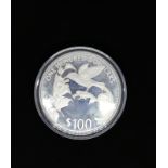 Silbermünze, 100 DOLLAR