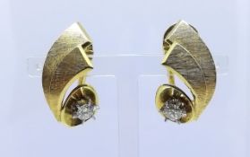 Paar Brillant Ohrclips