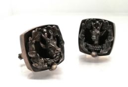 Paar Trachten-Manschettenknöpfe