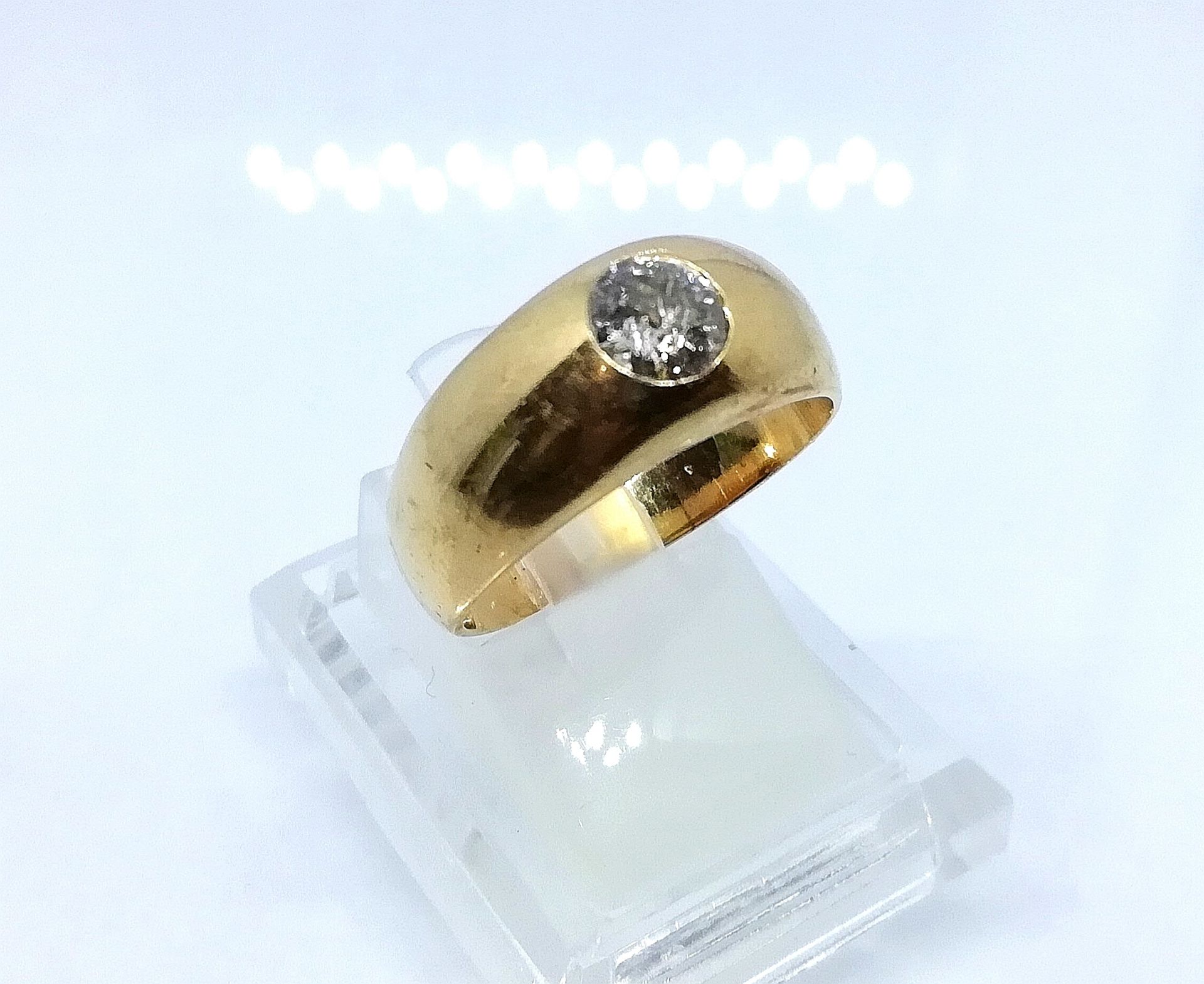 Altschliff Brillant Ring, ca. 0,75 ct.,