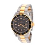 Rolex Submariner wristwatch, gold and steel, men