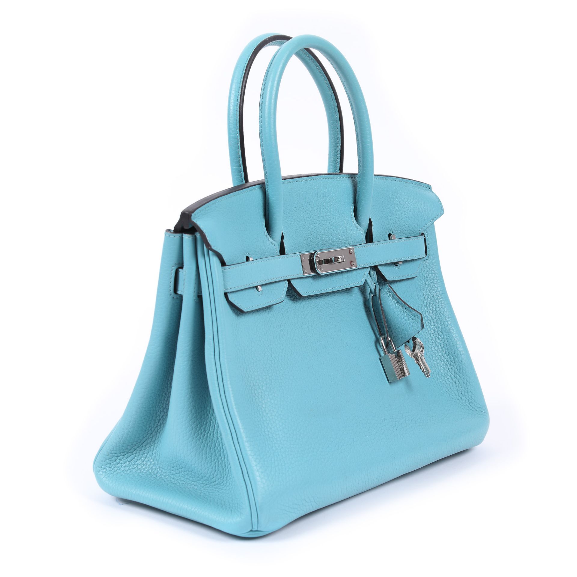 Hermès handbag, Birkin 30, Togo leather, Bleu du Nord colour - Image 4 of 9