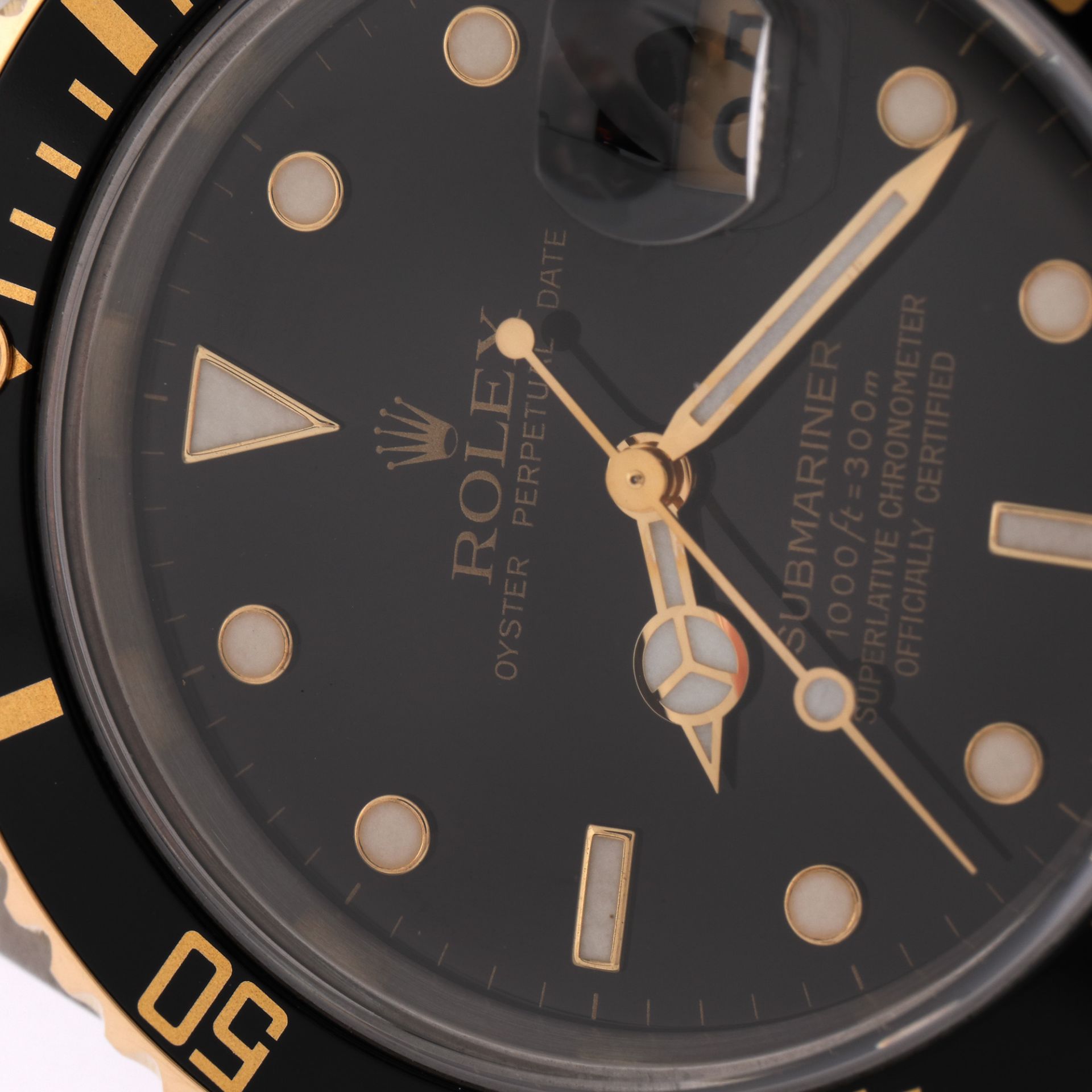 Rolex Submariner wristwatch, gold and steel, men - Image 2 of 3