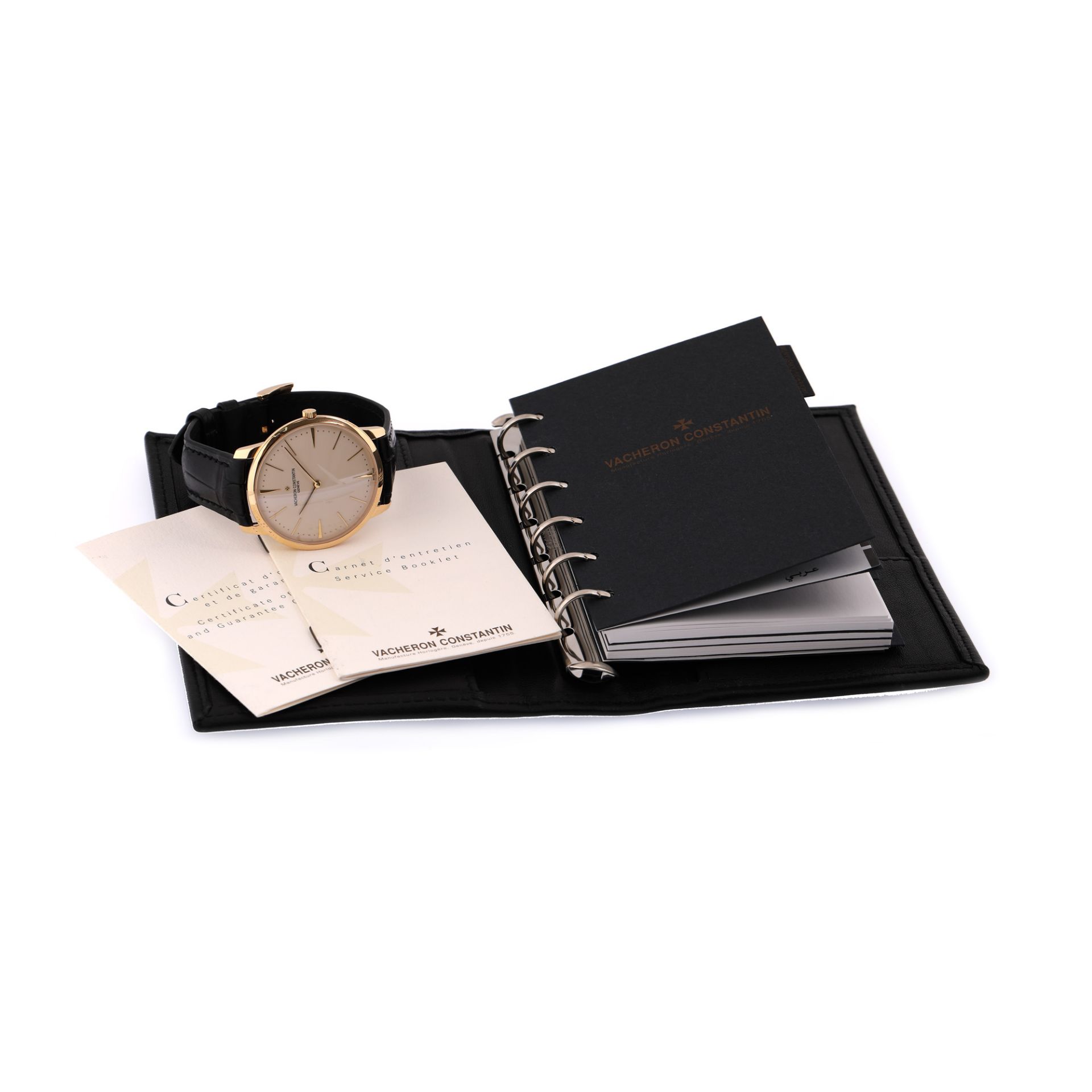 Vacheron Constantin Patrimony wristwatch, gold, men, guarantee certificate and original box - Image 5 of 5