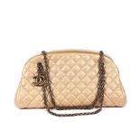 Chanel handbag, Just Mademoiselle Bowler Bag, quilted leather, accompanied by authenticity card