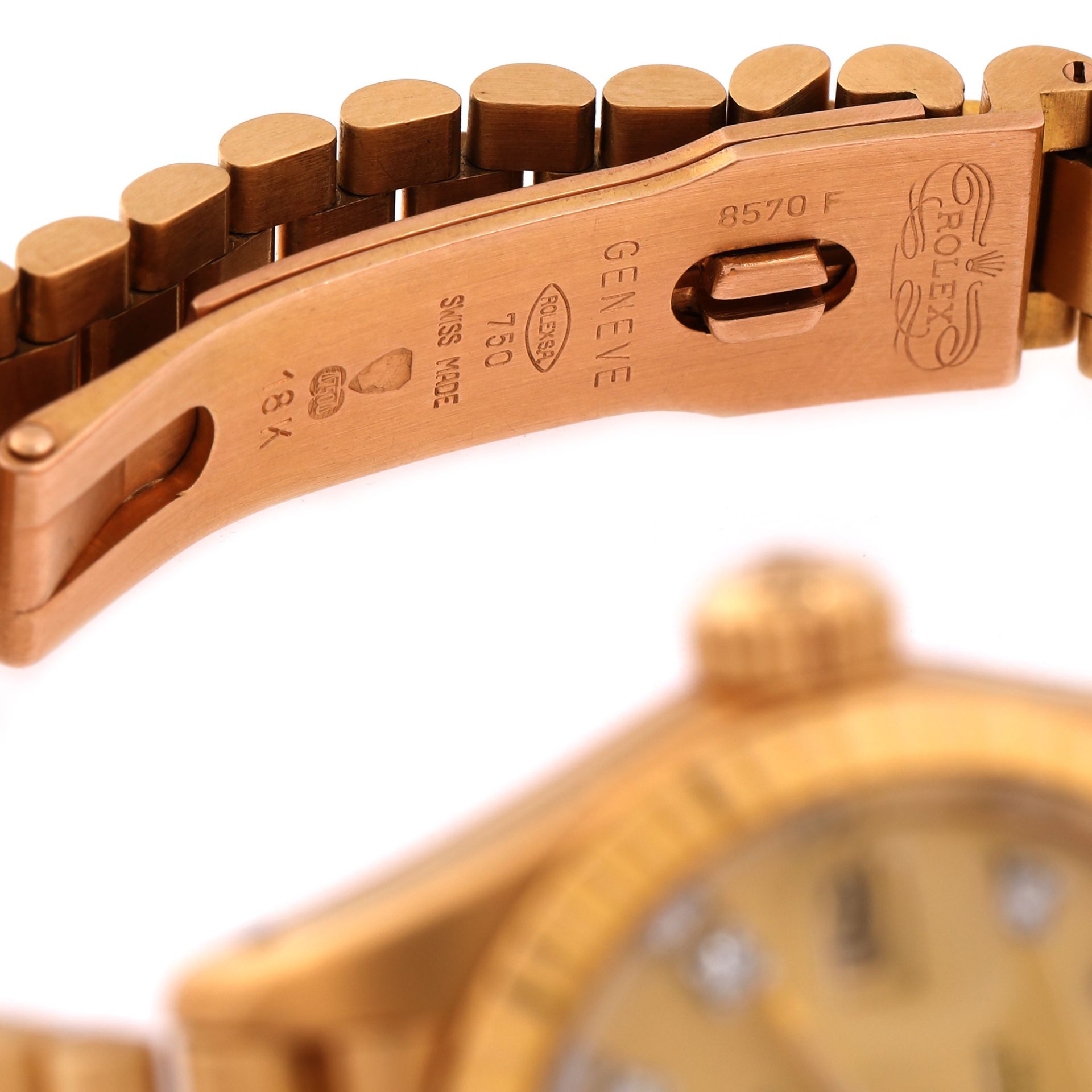 Rolex Datejust, wristwatch, gold, women - Image 4 of 4