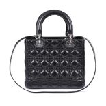 Lady Dior handbag, leather, original box
