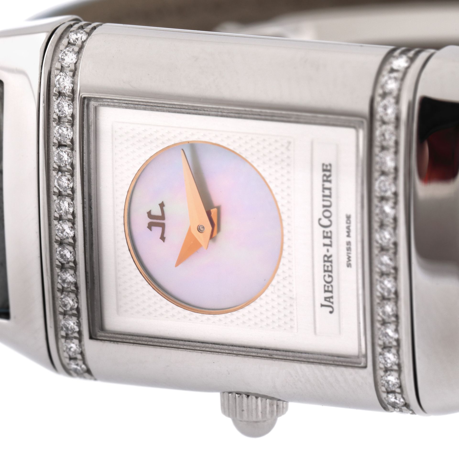 Jaeger-LeCoultre Reverso wristwatch, women, adorned with diamonds - Image 5 of 5