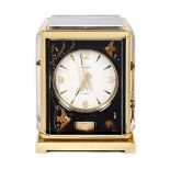 Jaeger LeCoultre Marina office watch, gilded metal, original box