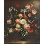 Dutch school, 19th century, Still Life with Tulips and Peonies