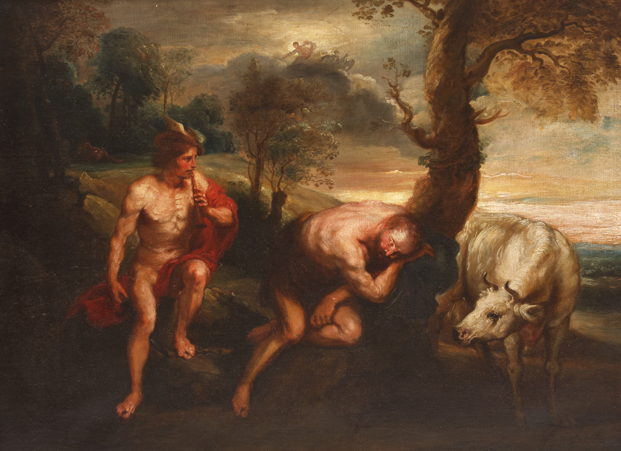 Flemish School, late 17th century, Mercury and Argus (after Peter Paul Rubens)