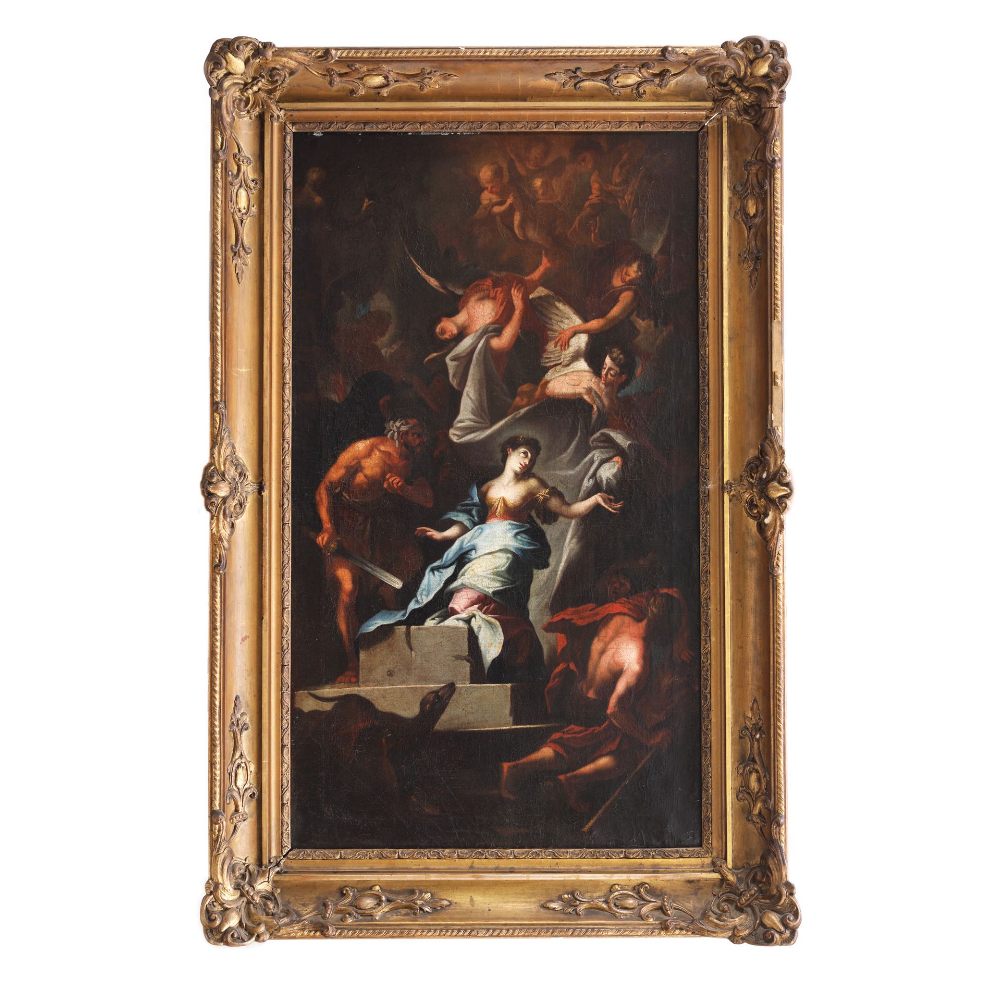 Italian school, 18th century, Martyrdom of Saint Catherine of Alexandria - Image 2 of 2