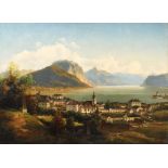 Johann Wilhelm Jankowski, View towards Gmunden